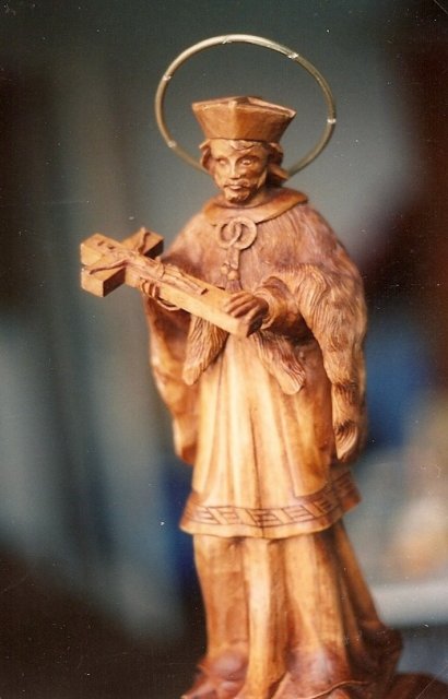 Sv. Jan Nepomucký, výška 35cm